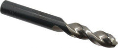 Walter-Titex - 0.4409" 130° Parabolic Flute Vanadium High Speed Steel Screw Machine Drill Bit - USA Tool & Supply