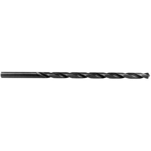 Interstate - 45/64" 118° 2-Flute High Speed Steel Extra Length Drill Bit - USA Tool & Supply