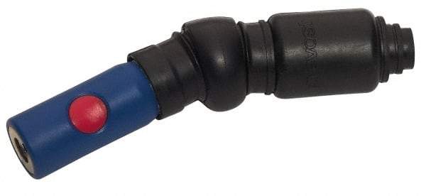 Prevost - 1/4 Female NPT Tru-Flate Automotive Pneumatic Hose Free Angle Ball Swivel Coupling (with Boot) - Composite, 1/4" Body Diam - USA Tool & Supply