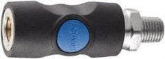 Prevost - 3/8 Male NPT Industrial Pneumatic Hose Safety Coupler - Composite, 3/8" Body Diam - USA Tool & Supply