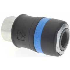 Prevost - 1/2 Female NPT Industrial Pneumatic Hose Safety Coupler - USA Tool & Supply