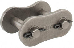 U.S. Tsubaki - 2" Pitch, ANSI 160, Cottered Roller Chain Connecting Link - For Use with Single Strand Chain - USA Tool & Supply