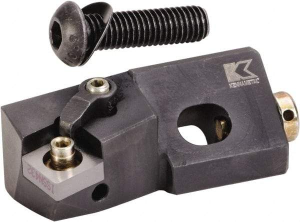 Kennametal - Series Kenloc, Right Hand, MSKN Toolholder Compatibility, SN.., TP.. Insert Compatibility, Indexable Turning Cartridge - Pin & Clamp Holding Method, 3.04mm Max Depth of Cut, 63mm OAL x 18mm OAW x 22.25mm OAH - USA Tool & Supply