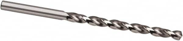 Taper Length Drill Bit: 0.5906″ Dia, 130 ° Bright/Uncoated, RH Cut, Spiral Flute, Straight Shank, Series 219