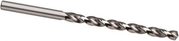 Guhring - 17mm, 130° Point, Spiral Flute, High Speed Steel Taper Length Drill Bit - Bright Finish, 154mm Flute Length, 235mm OAL, Series 219 - USA Tool & Supply