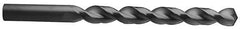 Hertel - 9/64" 135° Solid Carbide Jobber Drill - Right Hand Cut, Parabolic Flute, 2-1/2" OAL, Split Point - USA Tool & Supply