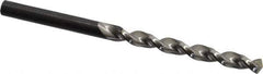 Walter-Titex - #5 130° High Speed Steel Jobber Drill - Oxide Finish, Right Hand Cut, Parabolic Flute, Straight Shank, 3-3/8" OAL, Standard Point - USA Tool & Supply