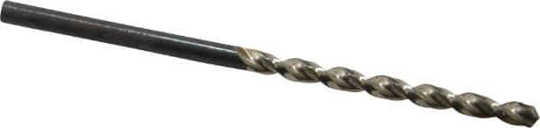 Walter-Titex - #36 130° High Speed Steel Jobber Drill - Oxide Finish, Right Hand Cut, Parabolic Flute, Straight Shank, 2-13/32" OAL, Standard Point - USA Tool & Supply