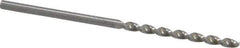 Walter-Titex - #50 130° High Speed Steel Jobber Drill - Bright Finish, Right Hand Cut, Parabolic Flute, Straight Shank, 1-13/16" OAL, Standard Point - USA Tool & Supply
