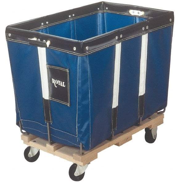 Royal Basket Trucks - 34" Long x 22" Wide x 29" High, Yellow Vinyl Replacement Liner - Use with Royal - 8 Bushel Capacity Basket Trucks - USA Tool & Supply