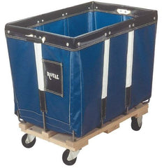 Royal Basket Trucks - 36" Long x 24" Wide x 31" High, Blue Vinyl Replacement Liner - Use with Royal - 10 Bushel Capacity Basket Trucks - USA Tool & Supply