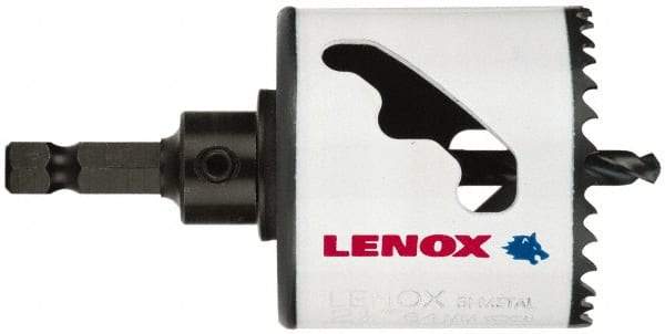 Lenox - 4-3/8" Diam, 1-1/2" Cutting Depth, Hole Saw - Bi-Metal Saw, Toothed Edge - USA Tool & Supply