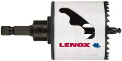 Lenox - 3" Diam, 1-9/16" Cutting Depth, Hole Saw - Bi-Metal Saw, Toothed Edge - USA Tool & Supply