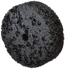 3M - 3" Diam, 1" Face Width, 3/8" Center Hole, Very Coarse Grade, Silicon Carbide Deburring Wheel - Unitized, Hard Density 7 Grade, 14,100 RPM - USA Tool & Supply