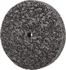 3M - 6" Diam, 1" Face Width, 1/2" Center Hole, Very Coarse Grade, Silicon Carbide Deburring Wheel - Unitized, Hard Density 7 Grade, 7,000 RPM - USA Tool & Supply