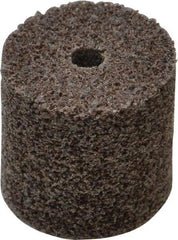 3M - 1" Diam, 1" Face Width, 3/16" Center Hole, Medium Grade, Aluminum Oxide Deburring Wheel - Unitized, Hard Density 7 Grade, 35,100 RPM - USA Tool & Supply