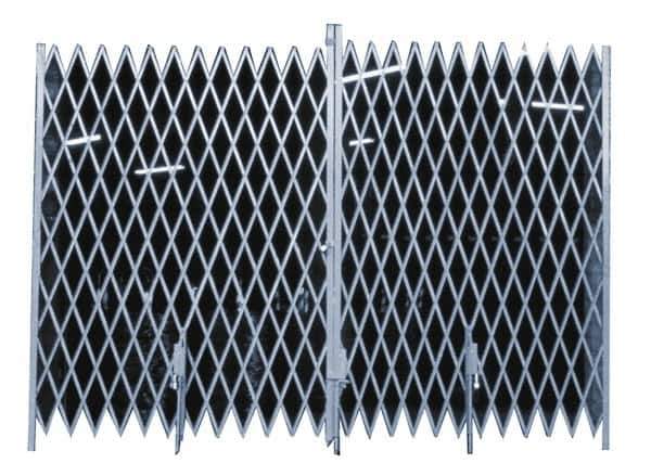 Illinois Engineered Products - 6' High x 14' Wide Bi-Parting Folding Gates - Steel - USA Tool & Supply