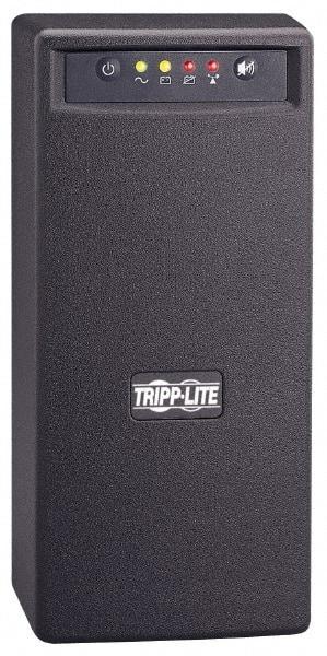 Tripp-Lite - 10 Amp, 550 VA, Wall Mount Line Interactive Backup Uninterruptible Power Supply - Backup 4.6 min with Full Load & 14.8 min with Half Load, 120 VAC Input, 115 & 120 VAC Output, 300 Watt Output, 1 Phases, 6 Outlets - USA Tool & Supply