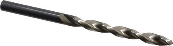 Walter-Titex - 6.4mm 130° Cobalt Jobber Drill - Oxide Finish, Right Hand Cut, Parabolic Flute, Straight Shank, 101mm OAL, Standard Point - USA Tool & Supply