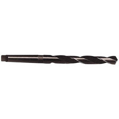 Interstate - 2-13/16", 5MT 118° Point High Speed Steel Taper Shank Drill Bit - USA Tool & Supply