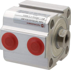Norgren - 1/2" Stroke x 1-1/4" Bore Double Acting Air Cylinder - 1/8 Port, 5/16-24 Rod Thread, 145 Max psi, 23 to 176°F - USA Tool & Supply
