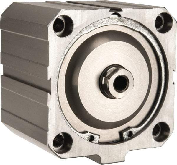 Norgren - 2" Stroke x 4" Bore Double Acting Air Cylinder - 1/4 Port, 1/2-20 Rod Thread, 145 Max psi, 23 to 176°F - USA Tool & Supply