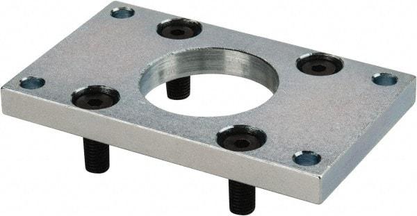 Norgren - Air Cylinder Flange Mount - 23°F Min Temp, Use with 50mm Compact Cylinders - USA Tool & Supply
