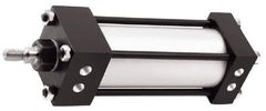 Norgren - 2" Stroke x 2-1/2" Bore Single Acting Air Cylinder - 3/8 Port, 7/16-20 Rod Thread, 250 Max psi, -20 to 200°F - USA Tool & Supply