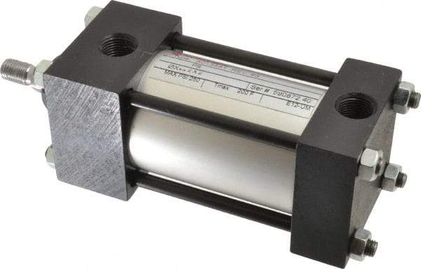 Norgren - 2" Stroke x 2" Bore Single Acting Air Cylinder - 3/8 Port, 7/16-20 Rod Thread, 250 Max psi, -20 to 200°F - USA Tool & Supply