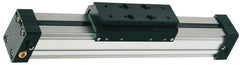Norgren - 3" Bore x 18" Stroke Standard Rodless Air Cylinder - 116 Max psi, -22 to 176°F, 1/2" NPTF Port - USA Tool & Supply