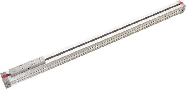 Norgren - 2" Bore x 48" Stroke Standard Rodless Air Cylinder - 116 Max psi, -22 to 176°F, 3/8" NPTF Port - USA Tool & Supply
