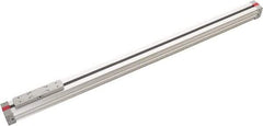 Norgren - 2" Bore x 48" Stroke Standard Rodless Air Cylinder - 116 Max psi, -22 to 176°F, 3/8" NPTF Port - USA Tool & Supply