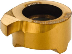 HORN - 0062U111 Grade TN35, 1/16" Cutting Width Carbide Grooving Insert - 0.091" Max Depth of Cut, Right Hand, TiN Finish - USA Tool & Supply