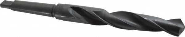 Interstate - 1-15/64", 3MT 118° Point High Speed Steel Taper Shank Drill Bit - USA Tool & Supply