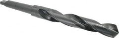 Interstate - 1-1/4", 3MT 118° Point High Speed Steel Taper Shank Drill Bit - USA Tool & Supply