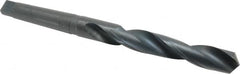 Interstate - 1-17/64", 4MT 118° Point High Speed Steel Taper Shank Drill Bit - USA Tool & Supply