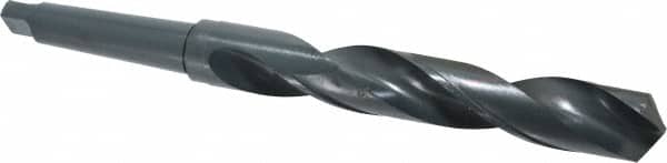 Interstate - 1-9/16", 4MT 118° Point High Speed Steel Taper Shank Drill Bit - USA Tool & Supply