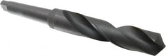 Interstate - 1-21/32", 4MT 118° Point High Speed Steel Taper Shank Drill Bit - USA Tool & Supply