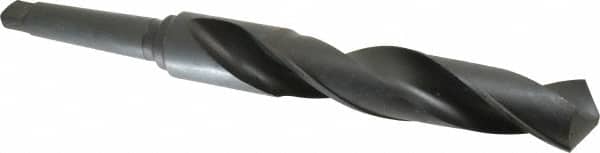 Interstate - 1-29/32", 4MT 118° Point High Speed Steel Taper Shank Drill Bit - USA Tool & Supply