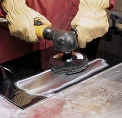 3M - 4-1/2" Diam, Silicon Carbide Hook & Loop Disc - Very Coarse Grade, Nonwoven, - USA Tool & Supply