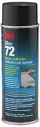 3M - 24 oz Aerosol Blue Spray Adhesive - Flammable, Series 72 - USA Tool & Supply