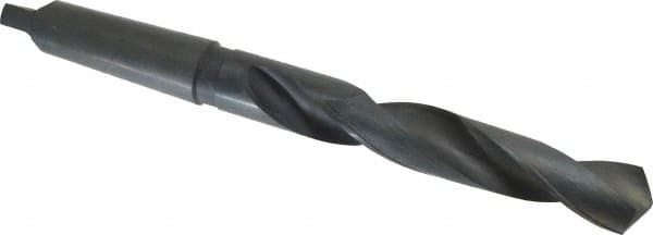 Interstate - 1-11/16", 5MT 118° Point High Speed Steel Taper Shank Drill Bit - USA Tool & Supply