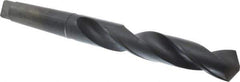 Interstate - 1-51/64", 5MT 118° Point High Speed Steel Taper Shank Drill Bit - Oxide Finish, 10-3/8" Flute Length, 16-1/4" OAL, Spiral Flute - USA Tool & Supply