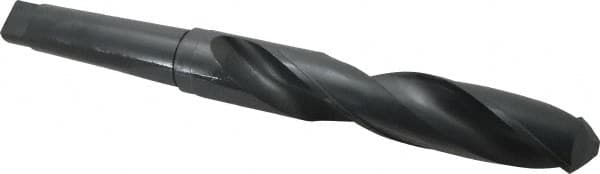 Interstate - 2-1/32", 5MT 118° Point High Speed Steel Taper Shank Drill Bit - USA Tool & Supply
