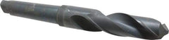 Interstate - 2-3/32", 5MT 118° Point High Speed Steel Taper Shank Drill Bit - Oxide Finish, 10-1/4" Flute Length, 17-3/8" OAL, Spiral Flute - USA Tool & Supply