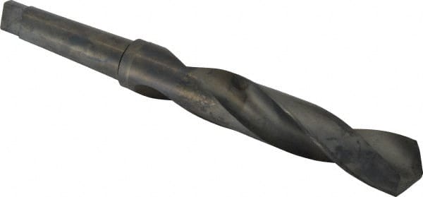 Interstate - 2-5/32", 5MT 118° Point High Speed Steel Taper Shank Drill Bit - USA Tool & Supply