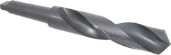 Interstate - 2-3/8", 5MT 118° Point High Speed Steel Taper Shank Drill Bit - Oxide Finish, 9-1/2" Flute Length, 16-7/8" OAL, Spiral Flute - USA Tool & Supply