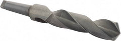 Interstate - 2-17/32", 5MT 118° Point High Speed Steel Taper Shank Drill Bit - Oxide Finish, 11-7/8" Flute Length, 19-1/4" OAL, Spiral Flute - USA Tool & Supply
