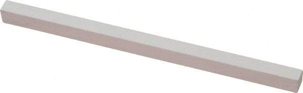 Norton - 900 Grit Aluminum Oxide Square Polishing Stone - Super Fine Grade, 1/4" Wide x 6" Long x 1/4" Thick - USA Tool & Supply