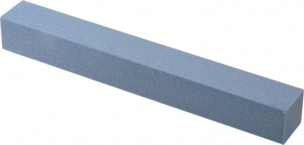 Norton - 80 Grit Aluminum Oxide Square Polishing Stone - Medium Grade, 1" Wide x 8" Long x 1" Thick - USA Tool & Supply